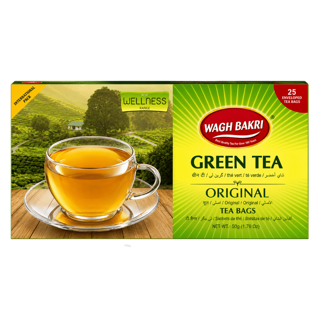 Wagh Bakri Green Tea Original 25 bags buy online USA - 1